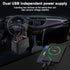 XMSJSIY Car OBD USB Charger Power Adapter DC12?24V Dual USB Charger Socket with Digital Display USB 30W Fast Charging QC2.0 QC3.0 Charger for Vehi...